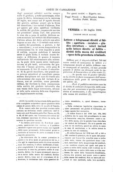 Annali della giurisprudenza italiana raccolta generale delle decisioni delle Corti di cassazione e d'appello in materia civile, criminale, commerciale, di diritto pubblico e amministrativo, e di procedura civile e penale