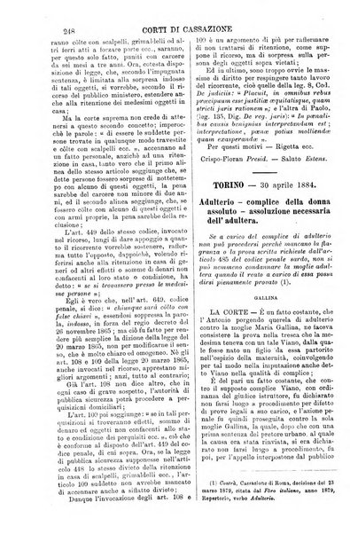 Annali della giurisprudenza italiana raccolta generale delle decisioni delle Corti di cassazione e d'appello in materia civile, criminale, commerciale, di diritto pubblico e amministrativo, e di procedura civile e penale