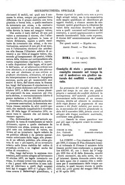 Annali della giurisprudenza italiana raccolta generale delle decisioni delle Corti di cassazione e d'appello in materia civile, criminale, commerciale, di diritto pubblico e amministrativo, e di procedura civile e penale