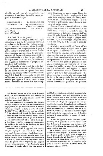 Annali della giurisprudenza italiana raccolta generale delle decisioni delle Corti di cassazione e d'appello in materia civile, criminale, commerciale, di diritto pubblico e amministrativo, e di procedura civile e penale