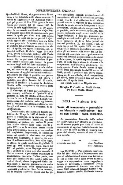 Annali della giurisprudenza italiana raccolta generale delle decisioni delle Corti di cassazione e d'appello in materia civile, criminale, commerciale, di diritto pubblico e amministrativo, e di procedura civile e penale