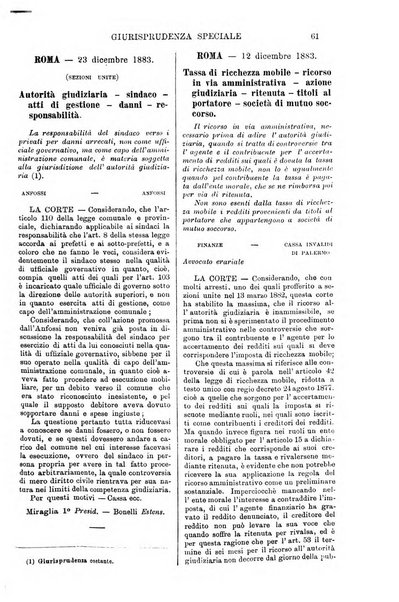 Annali della giurisprudenza italiana raccolta generale delle decisioni delle Corti di cassazione e d'appello in materia civile, criminale, commerciale, di diritto pubblico e amministrativo, e di procedura civile e penale