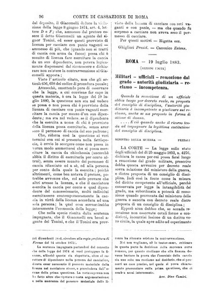 Annali della giurisprudenza italiana raccolta generale delle decisioni delle Corti di cassazione e d'appello in materia civile, criminale, commerciale, di diritto pubblico e amministrativo, e di procedura civile e penale