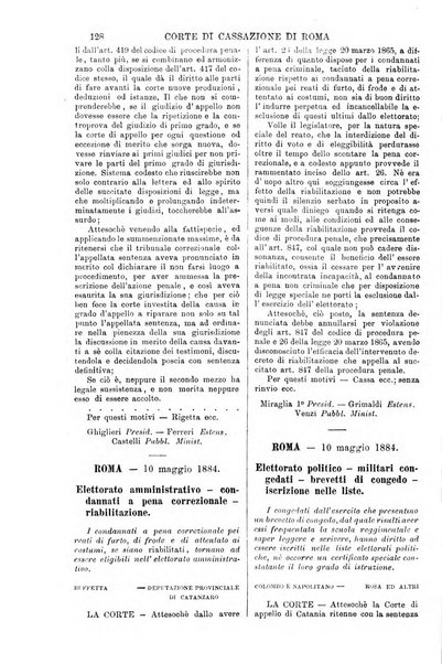 Annali della giurisprudenza italiana raccolta generale delle decisioni delle Corti di cassazione e d'appello in materia civile, criminale, commerciale, di diritto pubblico e amministrativo, e di procedura civile e penale