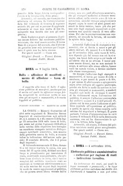 Annali della giurisprudenza italiana raccolta generale delle decisioni delle Corti di cassazione e d'appello in materia civile, criminale, commerciale, di diritto pubblico e amministrativo, e di procedura civile e penale