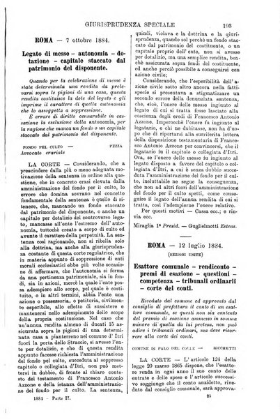 Annali della giurisprudenza italiana raccolta generale delle decisioni delle Corti di cassazione e d'appello in materia civile, criminale, commerciale, di diritto pubblico e amministrativo, e di procedura civile e penale