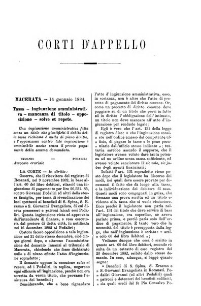 Annali della giurisprudenza italiana raccolta generale delle decisioni delle Corti di cassazione e d'appello in materia civile, criminale, commerciale, di diritto pubblico e amministrativo, e di procedura civile e penale