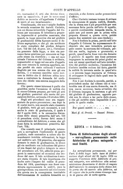 Annali della giurisprudenza italiana raccolta generale delle decisioni delle Corti di cassazione e d'appello in materia civile, criminale, commerciale, di diritto pubblico e amministrativo, e di procedura civile e penale