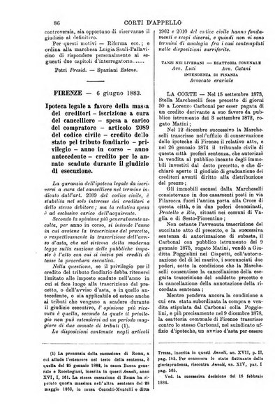 Annali della giurisprudenza italiana raccolta generale delle decisioni delle Corti di cassazione e d'appello in materia civile, criminale, commerciale, di diritto pubblico e amministrativo, e di procedura civile e penale