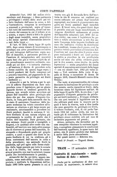 Annali della giurisprudenza italiana raccolta generale delle decisioni delle Corti di cassazione e d'appello in materia civile, criminale, commerciale, di diritto pubblico e amministrativo, e di procedura civile e penale