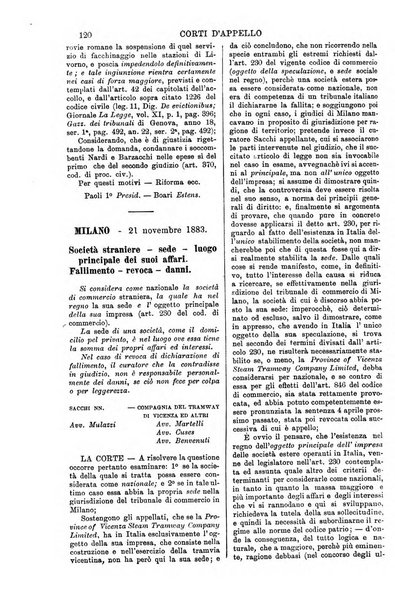 Annali della giurisprudenza italiana raccolta generale delle decisioni delle Corti di cassazione e d'appello in materia civile, criminale, commerciale, di diritto pubblico e amministrativo, e di procedura civile e penale