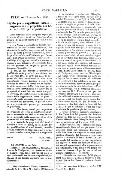 Annali della giurisprudenza italiana raccolta generale delle decisioni delle Corti di cassazione e d'appello in materia civile, criminale, commerciale, di diritto pubblico e amministrativo, e di procedura civile e penale