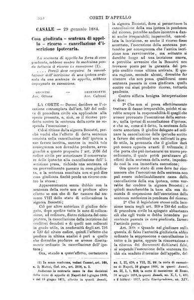 Annali della giurisprudenza italiana raccolta generale delle decisioni delle Corti di cassazione e d'appello in materia civile, criminale, commerciale, di diritto pubblico e amministrativo, e di procedura civile e penale