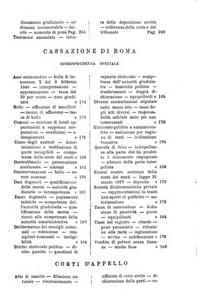 Annali della giurisprudenza italiana raccolta generale delle decisioni delle Corti di cassazione e d'appello in materia civile, criminale, commerciale, di diritto pubblico e amministrativo, e di procedura civile e penale