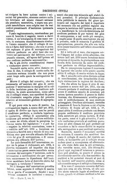 Annali della giurisprudenza italiana raccolta generale delle decisioni delle Corti di cassazione e d'appello in materia civile, criminale, commerciale, di diritto pubblico e amministrativo, e di procedura civile e penale