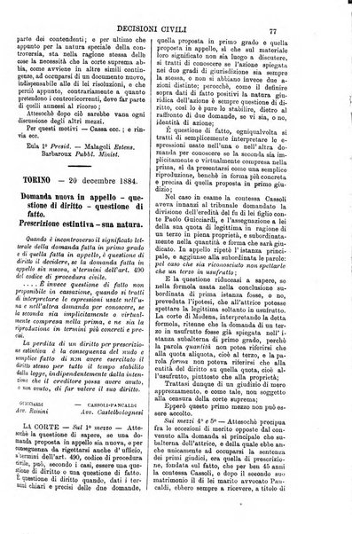 Annali della giurisprudenza italiana raccolta generale delle decisioni delle Corti di cassazione e d'appello in materia civile, criminale, commerciale, di diritto pubblico e amministrativo, e di procedura civile e penale