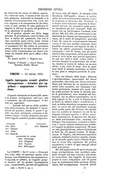 Annali della giurisprudenza italiana raccolta generale delle decisioni delle Corti di cassazione e d'appello in materia civile, criminale, commerciale, di diritto pubblico e amministrativo, e di procedura civile e penale