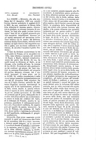 Annali della giurisprudenza italiana raccolta generale delle decisioni delle Corti di cassazione e d'appello in materia civile, criminale, commerciale, di diritto pubblico e amministrativo, e di procedura civile e penale