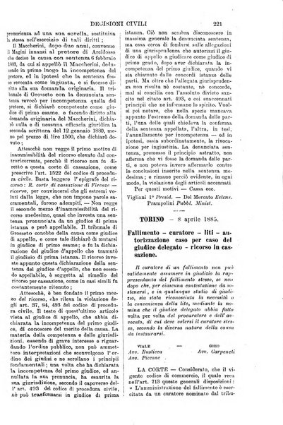 Annali della giurisprudenza italiana raccolta generale delle decisioni delle Corti di cassazione e d'appello in materia civile, criminale, commerciale, di diritto pubblico e amministrativo, e di procedura civile e penale