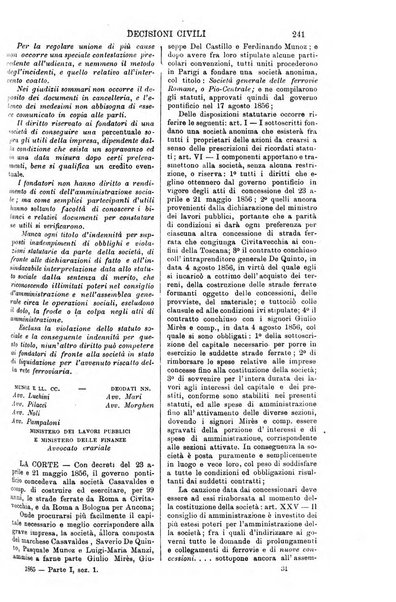 Annali della giurisprudenza italiana raccolta generale delle decisioni delle Corti di cassazione e d'appello in materia civile, criminale, commerciale, di diritto pubblico e amministrativo, e di procedura civile e penale