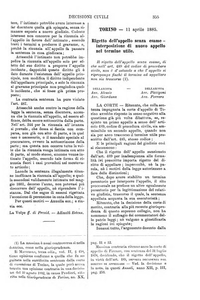 Annali della giurisprudenza italiana raccolta generale delle decisioni delle Corti di cassazione e d'appello in materia civile, criminale, commerciale, di diritto pubblico e amministrativo, e di procedura civile e penale