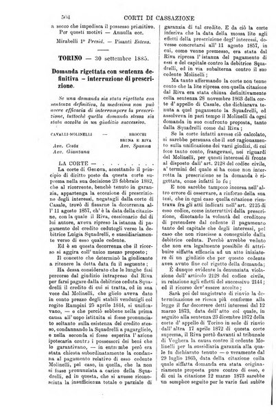 Annali della giurisprudenza italiana raccolta generale delle decisioni delle Corti di cassazione e d'appello in materia civile, criminale, commerciale, di diritto pubblico e amministrativo, e di procedura civile e penale