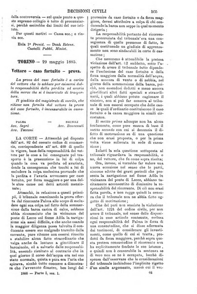 Annali della giurisprudenza italiana raccolta generale delle decisioni delle Corti di cassazione e d'appello in materia civile, criminale, commerciale, di diritto pubblico e amministrativo, e di procedura civile e penale