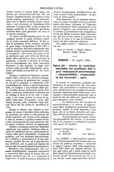 Annali della giurisprudenza italiana raccolta generale delle decisioni delle Corti di cassazione e d'appello in materia civile, criminale, commerciale, di diritto pubblico e amministrativo, e di procedura civile e penale