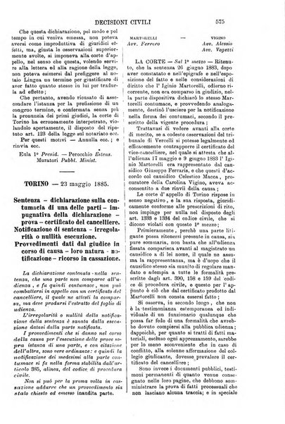 Annali della giurisprudenza italiana raccolta generale delle decisioni delle Corti di cassazione e d'appello in materia civile, criminale, commerciale, di diritto pubblico e amministrativo, e di procedura civile e penale