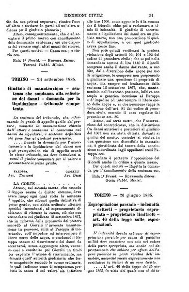 Annali della giurisprudenza italiana raccolta generale delle decisioni delle Corti di cassazione e d'appello in materia civile, criminale, commerciale, di diritto pubblico e amministrativo, e di procedura civile e penale