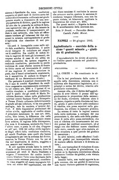 Annali della giurisprudenza italiana raccolta generale delle decisioni delle Corti di cassazione e d'appello in materia civile, criminale, commerciale, di diritto pubblico e amministrativo, e di procedura civile e penale