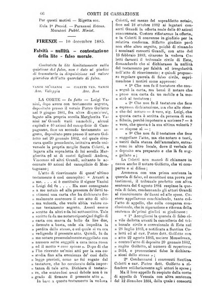 Annali della giurisprudenza italiana raccolta generale delle decisioni delle Corti di cassazione e d'appello in materia civile, criminale, commerciale, di diritto pubblico e amministrativo, e di procedura civile e penale