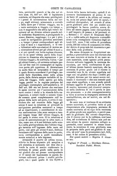 Annali della giurisprudenza italiana raccolta generale delle decisioni delle Corti di cassazione e d'appello in materia civile, criminale, commerciale, di diritto pubblico e amministrativo, e di procedura civile e penale