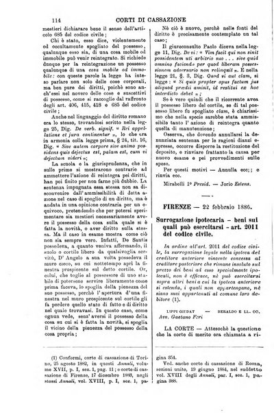 Annali della giurisprudenza italiana raccolta generale delle decisioni delle Corti di cassazione e d'appello in materia civile, criminale, commerciale, di diritto pubblico e amministrativo, e di procedura civile e penale