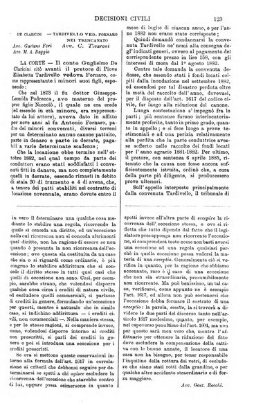 Annali della giurisprudenza italiana raccolta generale delle decisioni delle Corti di cassazione e d'appello in materia civile, criminale, commerciale, di diritto pubblico e amministrativo, e di procedura civile e penale