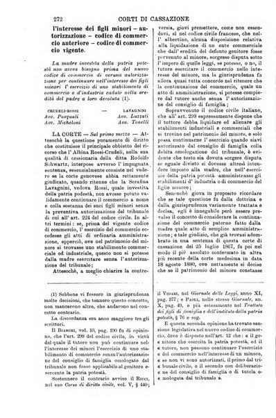 Annali della giurisprudenza italiana raccolta generale delle decisioni delle Corti di cassazione e d'appello in materia civile, criminale, commerciale, di diritto pubblico e amministrativo, e di procedura civile e penale