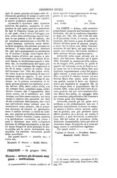 Annali della giurisprudenza italiana raccolta generale delle decisioni delle Corti di cassazione e d'appello in materia civile, criminale, commerciale, di diritto pubblico e amministrativo, e di procedura civile e penale