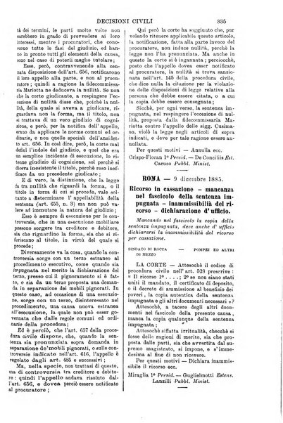 Annali della giurisprudenza italiana raccolta generale delle decisioni delle Corti di cassazione e d'appello in materia civile, criminale, commerciale, di diritto pubblico e amministrativo, e di procedura civile e penale