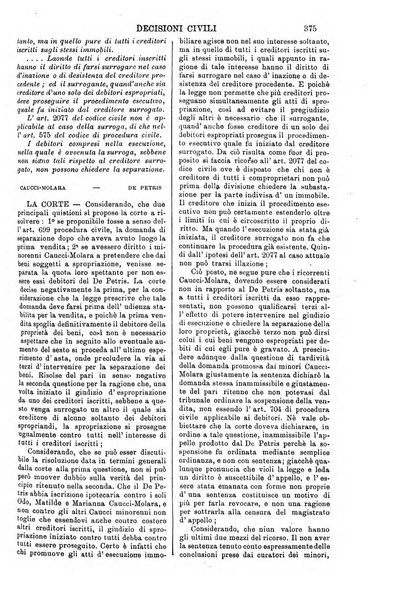 Annali della giurisprudenza italiana raccolta generale delle decisioni delle Corti di cassazione e d'appello in materia civile, criminale, commerciale, di diritto pubblico e amministrativo, e di procedura civile e penale