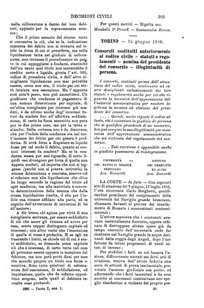 Annali della giurisprudenza italiana raccolta generale delle decisioni delle Corti di cassazione e d'appello in materia civile, criminale, commerciale, di diritto pubblico e amministrativo, e di procedura civile e penale