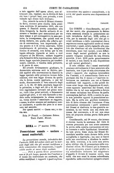 Annali della giurisprudenza italiana raccolta generale delle decisioni delle Corti di cassazione e d'appello in materia civile, criminale, commerciale, di diritto pubblico e amministrativo, e di procedura civile e penale