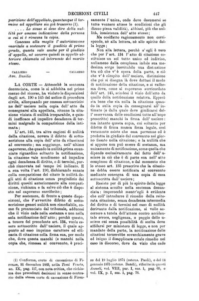 Annali della giurisprudenza italiana raccolta generale delle decisioni delle Corti di cassazione e d'appello in materia civile, criminale, commerciale, di diritto pubblico e amministrativo, e di procedura civile e penale