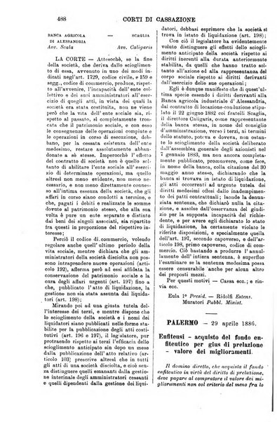 Annali della giurisprudenza italiana raccolta generale delle decisioni delle Corti di cassazione e d'appello in materia civile, criminale, commerciale, di diritto pubblico e amministrativo, e di procedura civile e penale