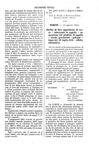 Annali della giurisprudenza italiana raccolta generale delle decisioni delle Corti di cassazione e d'appello in materia civile, criminale, commerciale, di diritto pubblico e amministrativo, e di procedura civile e penale