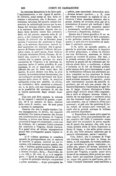 Annali della giurisprudenza italiana raccolta generale delle decisioni delle Corti di cassazione e d'appello in materia civile, criminale, commerciale, di diritto pubblico e amministrativo, e di procedura civile e penale