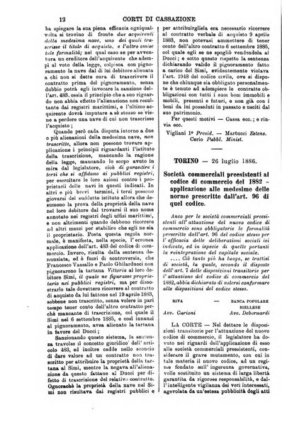 Annali della giurisprudenza italiana raccolta generale delle decisioni delle Corti di cassazione e d'appello in materia civile, criminale, commerciale, di diritto pubblico e amministrativo, e di procedura civile e penale