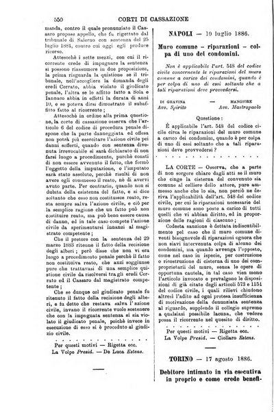 Annali della giurisprudenza italiana raccolta generale delle decisioni delle Corti di cassazione e d'appello in materia civile, criminale, commerciale, di diritto pubblico e amministrativo, e di procedura civile e penale