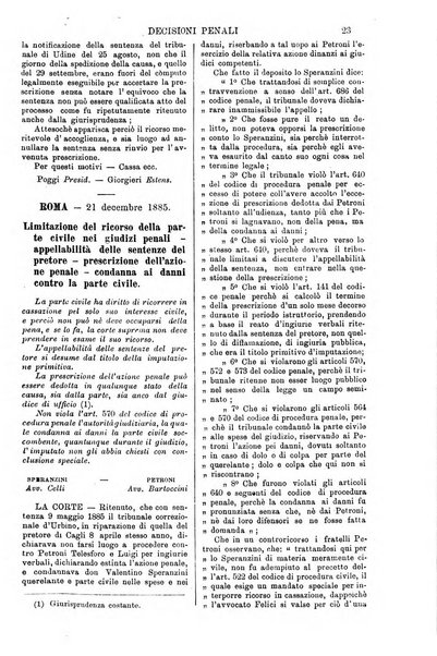 Annali della giurisprudenza italiana raccolta generale delle decisioni delle Corti di cassazione e d'appello in materia civile, criminale, commerciale, di diritto pubblico e amministrativo, e di procedura civile e penale