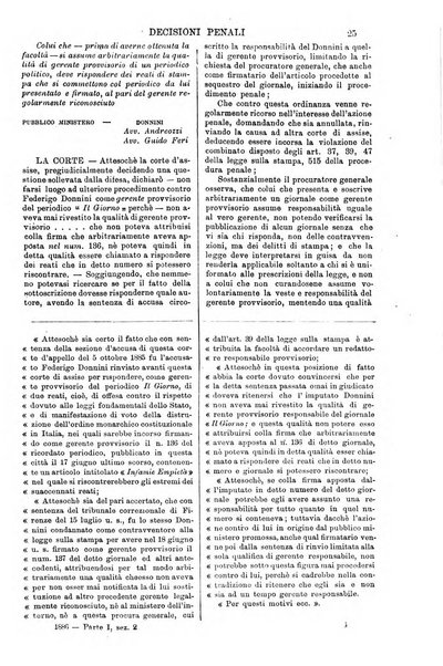 Annali della giurisprudenza italiana raccolta generale delle decisioni delle Corti di cassazione e d'appello in materia civile, criminale, commerciale, di diritto pubblico e amministrativo, e di procedura civile e penale