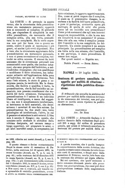 Annali della giurisprudenza italiana raccolta generale delle decisioni delle Corti di cassazione e d'appello in materia civile, criminale, commerciale, di diritto pubblico e amministrativo, e di procedura civile e penale